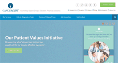 Desktop Screenshot of cancercare.org