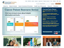 Tablet Screenshot of cancercare.mb.ca